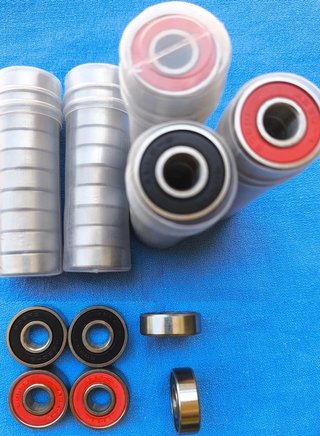 20 Rodamientos 608 2RS ABEC 9 Patines