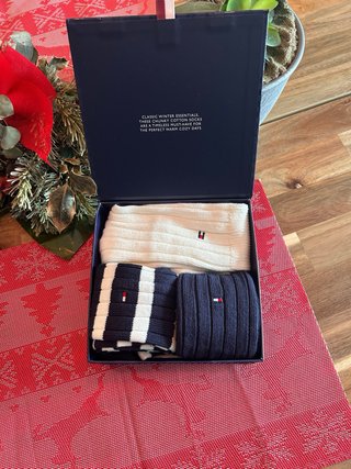 Pack 3 Calcetines Tommy Hilfiger Talla 43-46