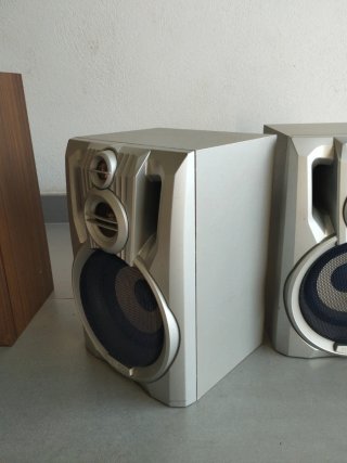 Altavoces Kenwood Plata y Azul
