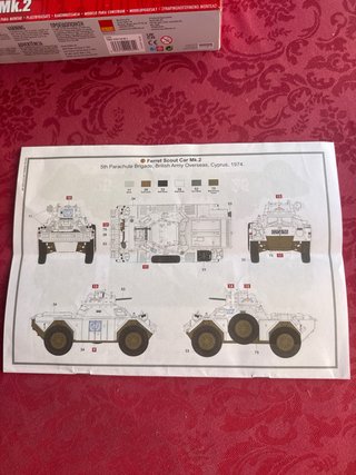 Maqueta Airfix Ferret Scout Car Mk.2 1:35
