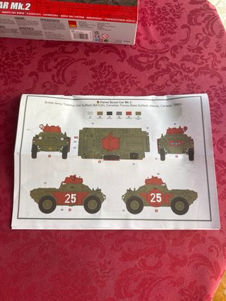 Maqueta Airfix Ferret Scout Car Mk.2 1:35