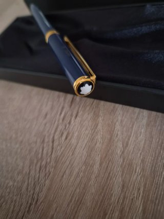 Montblanc Noblesse Oblige Bolígrafo Azul Dorado