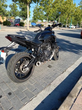 Yamaha MT-07 A2 Negra