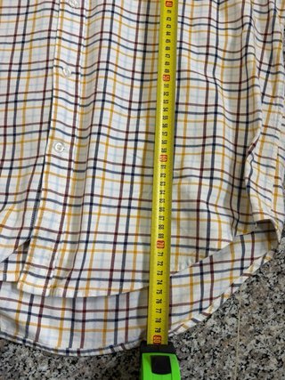 Boggi Milano Camicia Uomo XXL Quadri Bianca