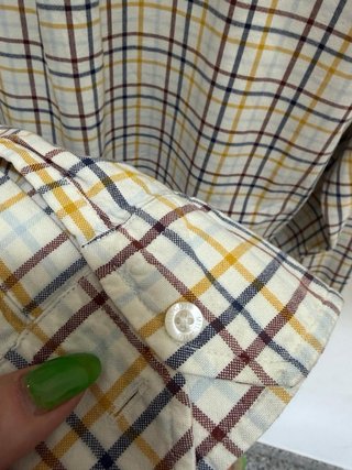 Boggi Milano Camicia Uomo XXL Quadri Bianca