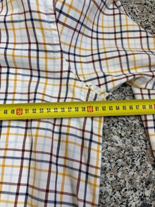 Boggi Milano Camicia Uomo XXL Quadri Bianca