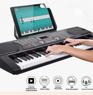 Teclado Bakaji 61 teclas