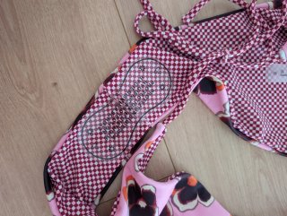 Bikini flores rosa