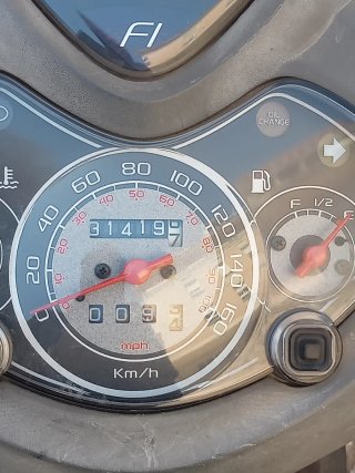 Moto Scooter 125cc Negra y Gris