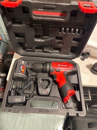 OFERTA!!Taladro Einhell 12V+24Nm +Maletín Rígido
