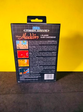 Aladdin Sega Mega Drive Cartucho y Manual
