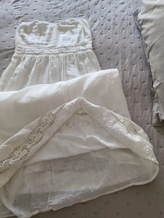 Vestido largo blanco