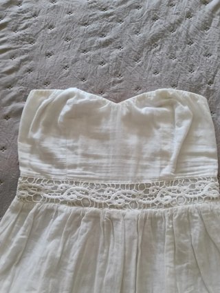 Vestido largo blanco