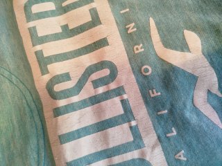 Camiseta Hollister azul degradado Talla M