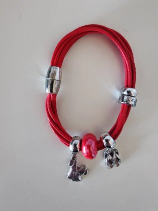 Lote de pulseras y expositor