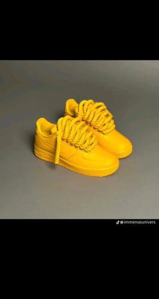 Zapatos Nike Air Force 1 Hombre Amarillos