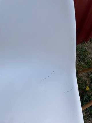 2 Sillas Blancas Patas Madera