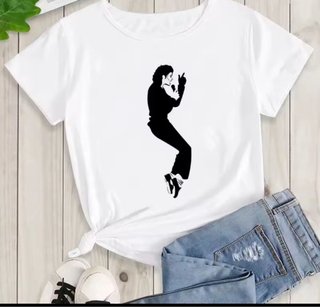 Camiseta Michael Jackson Acuarela