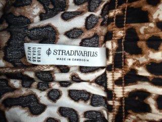 Pantalón corto estampado leopardo