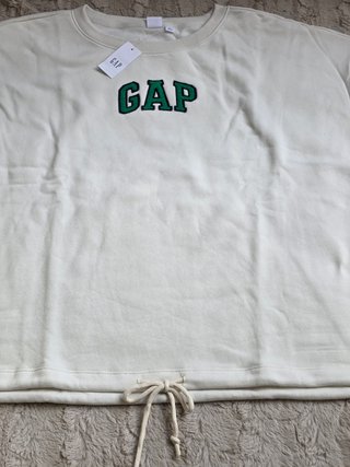 Sudadera Gap Mujer Nueva Beige y Verde