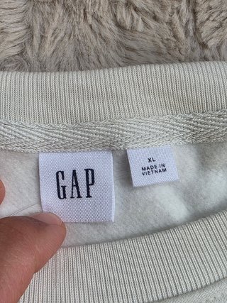 Sudadera Gap Mujer Nueva Beige y Verde
