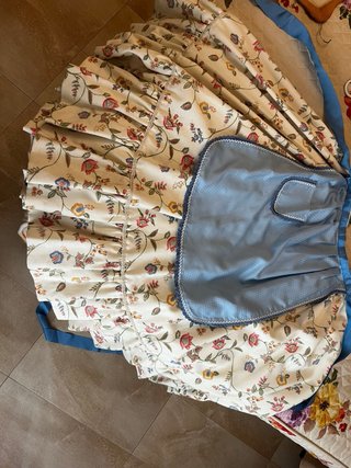 Traje Huertana Mujer  Beige/Azul