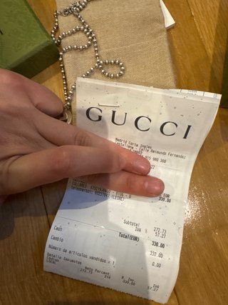 Collar Gucci Interlocking G Plata