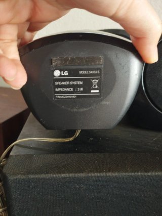Set de 5 Altavoces LG Negros