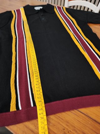 Madcap England Polo Maglia Bowling M Nero Multicol