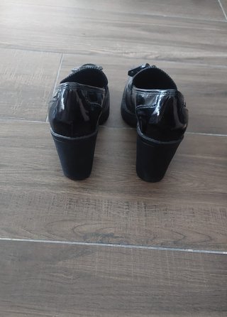Mocasines de tacón negros