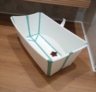 Bañera Stokke Flexi Bath con soporte para bebé