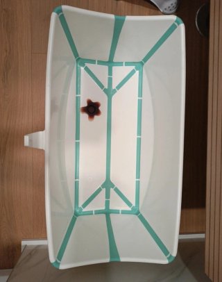 Bañera Stokke Flexi Bath con soporte para bebé