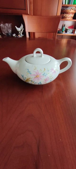 Juego de té porcelana flores