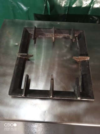 Parrilla de cocina de hierro fundido