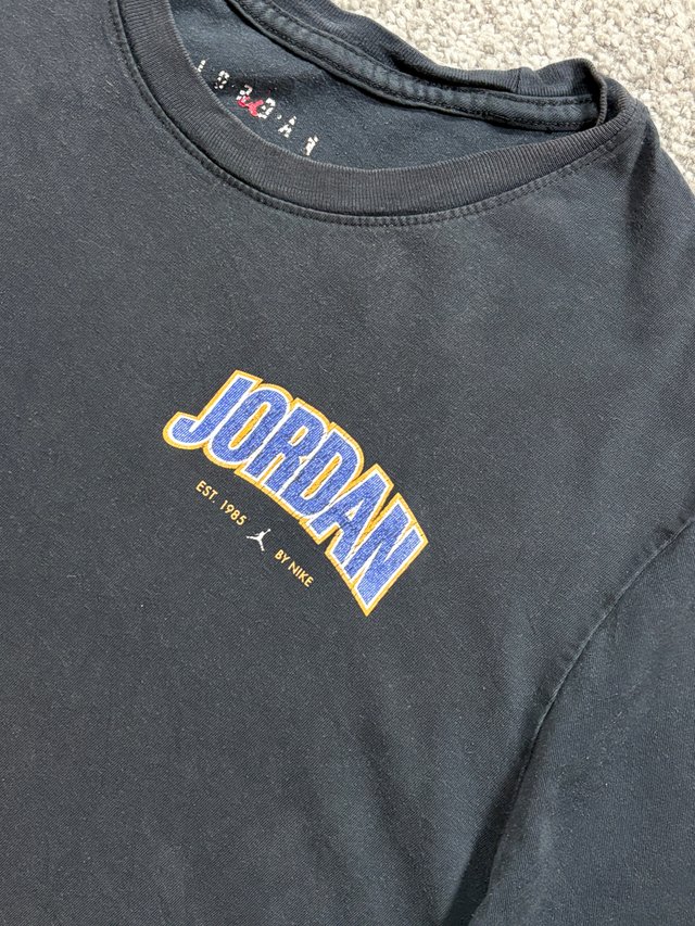 Jordan Nike Jumpman graphic negra L