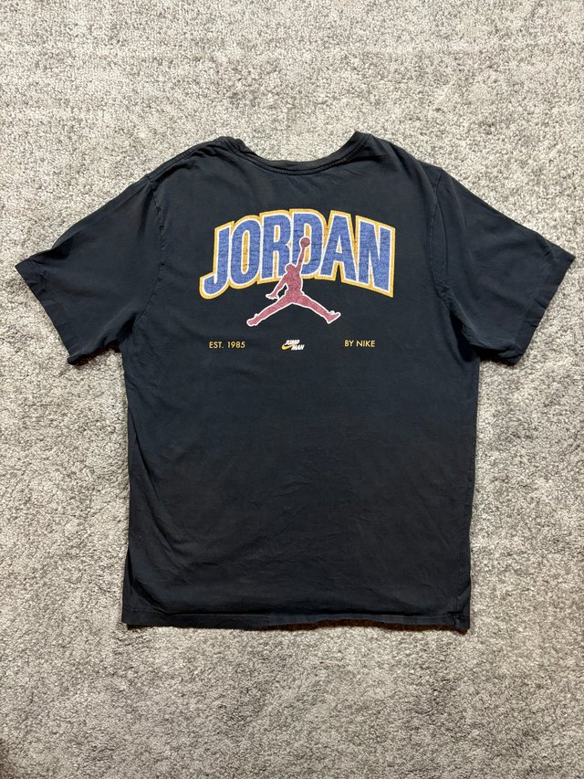 Jordan Nike Jumpman graphic negra L