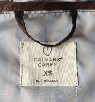 Chubasquero cortavientos estampado cebra