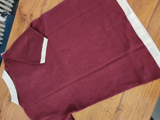 Magcap England Polo Maglia Bordeaux Taglia M