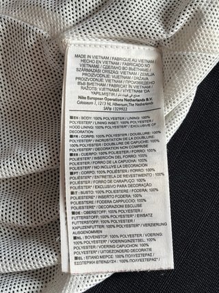 Chaqueta Chándal Nike Azul Marino con Capucha Ta S