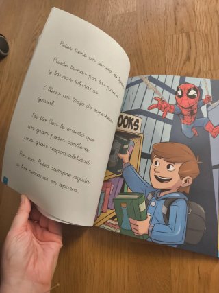 Aprendo a leer con Marvel super hero adventures...