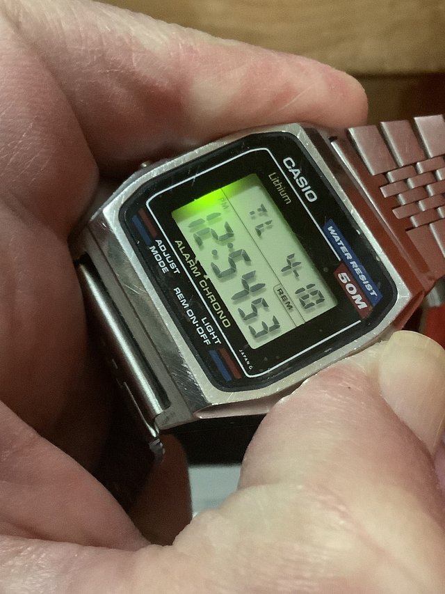 CASIO W 38 " JAPAN Años 80 " ( VER FOTOS ) -