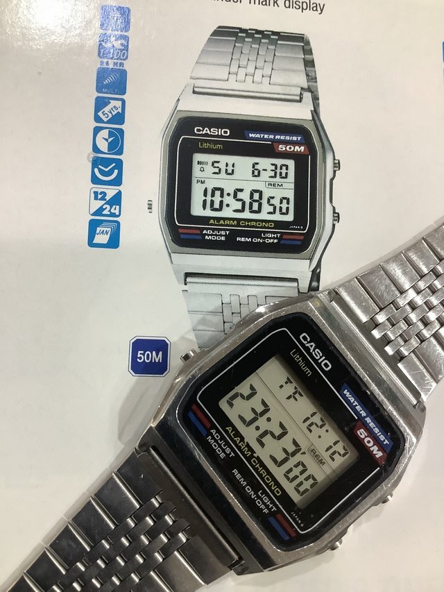CASIO W 38 " JAPAN Años 80 " ( VER FOTOS ) -