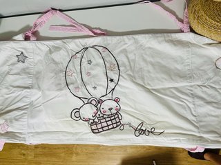 Chichonera cuna ositos y globos