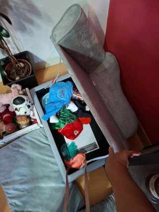 Sofá Cama para Perro Gris perla