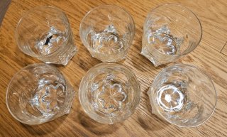 6 Bicchieri di Vetro per Acqua