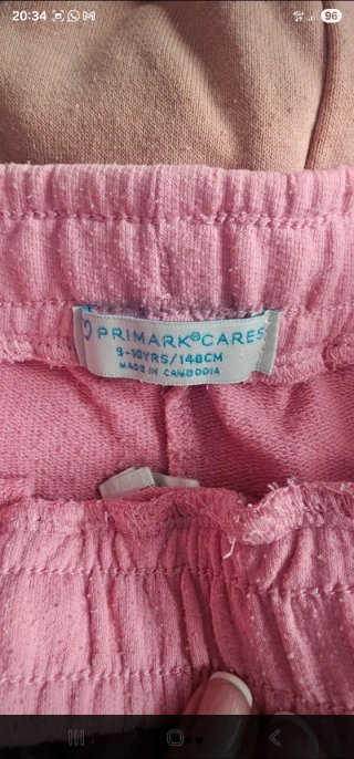 Lote 5 short algodón talla 9-10, 10-11 y 12