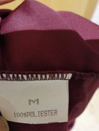 Top Terciopelo Burdeos Tirantes Finos