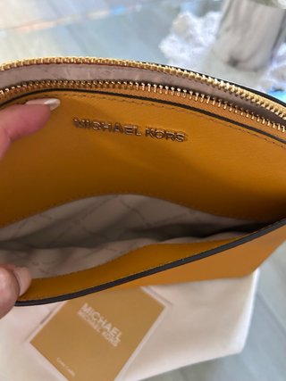 Bolso Michael Kors Amarillo Dorado Cadena