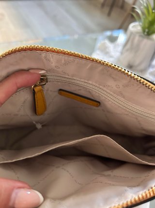 Bolso Michael Kors Amarillo Dorado Cadena