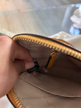 Bolso Michael Kors Amarillo Dorado Cadena